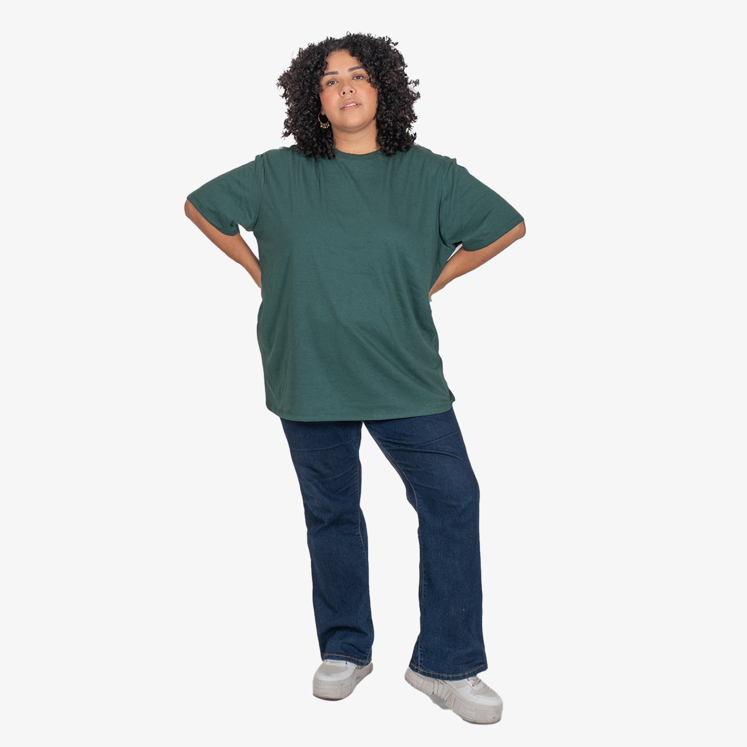 LOVE MY FIT Playera Verde Cuello Redondo Manga Larga FRUTILUPI SHOP